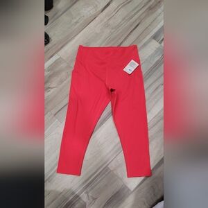 Women's Coral Leggings Workout